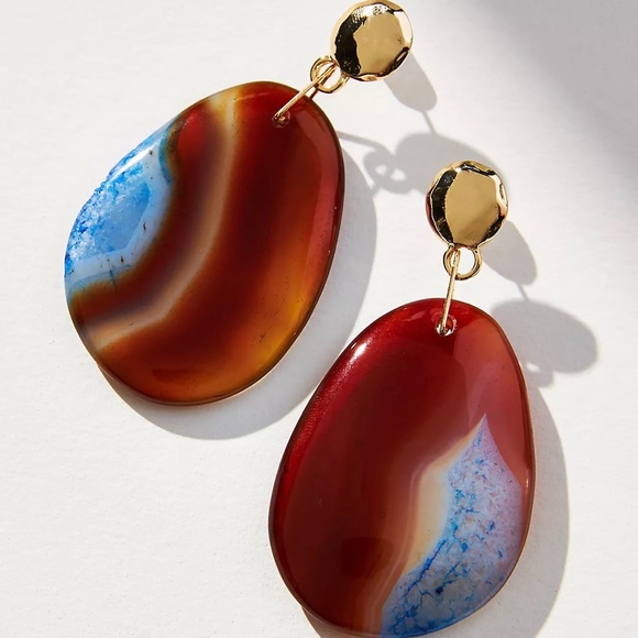 🌺🎉HP🎉🌺 NWT Anthropologie Stone Mountain Crystal Earrings - Picture 14 of 16